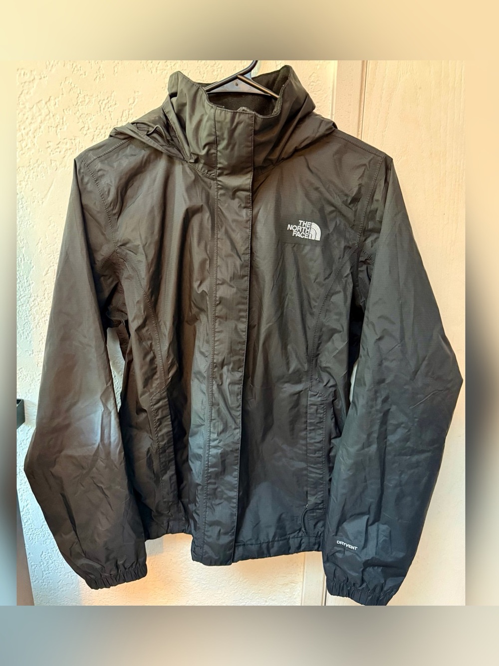 The North Face Women's Black Waterproof Hooded Jacket Size Medium